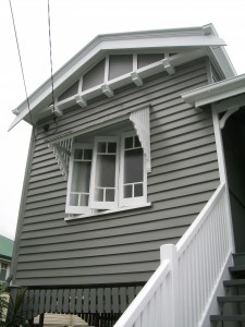 close up of house